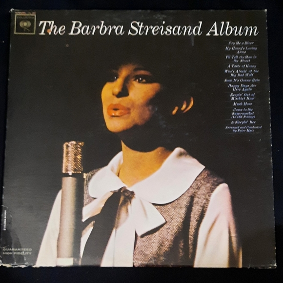 Barbra Streisand- The Barbra Streisand Album, 1963 - Picture 1 of 7
